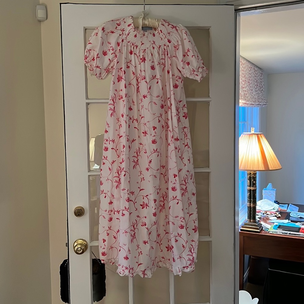 Hill House Caroline Nap Dress Rose Botanical M